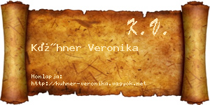 Kühner Veronika névjegykártya